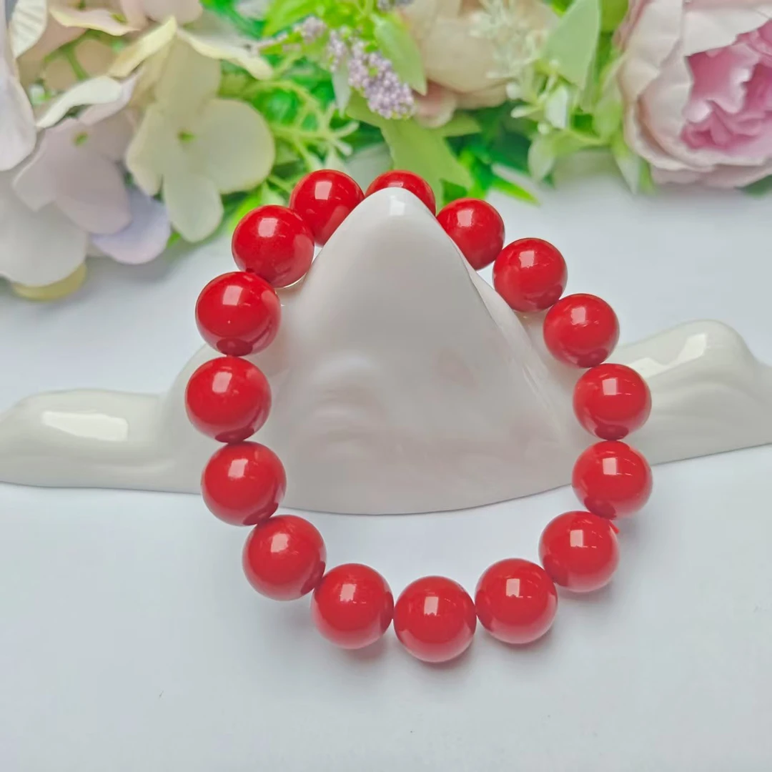 【寶鑶*PR】复古兲然*|至纯阿卡红手串多样性发一件-T291