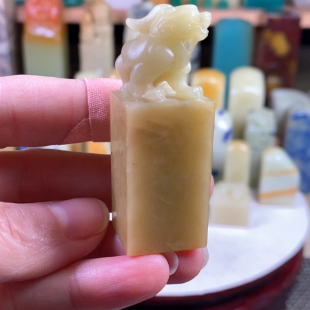 【闪购商品】青田石封门菜花黄……