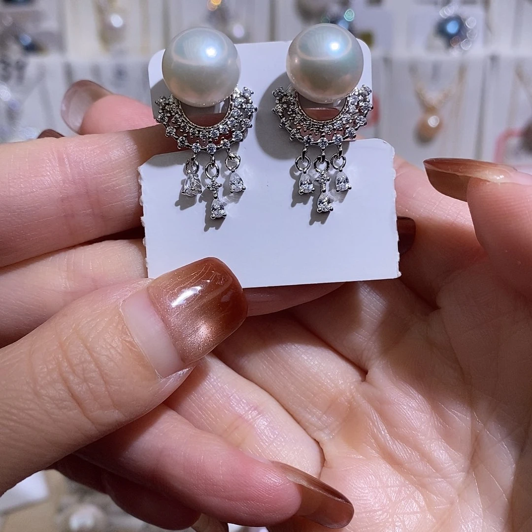 耳饰淡水珍珠未镶嵌w11