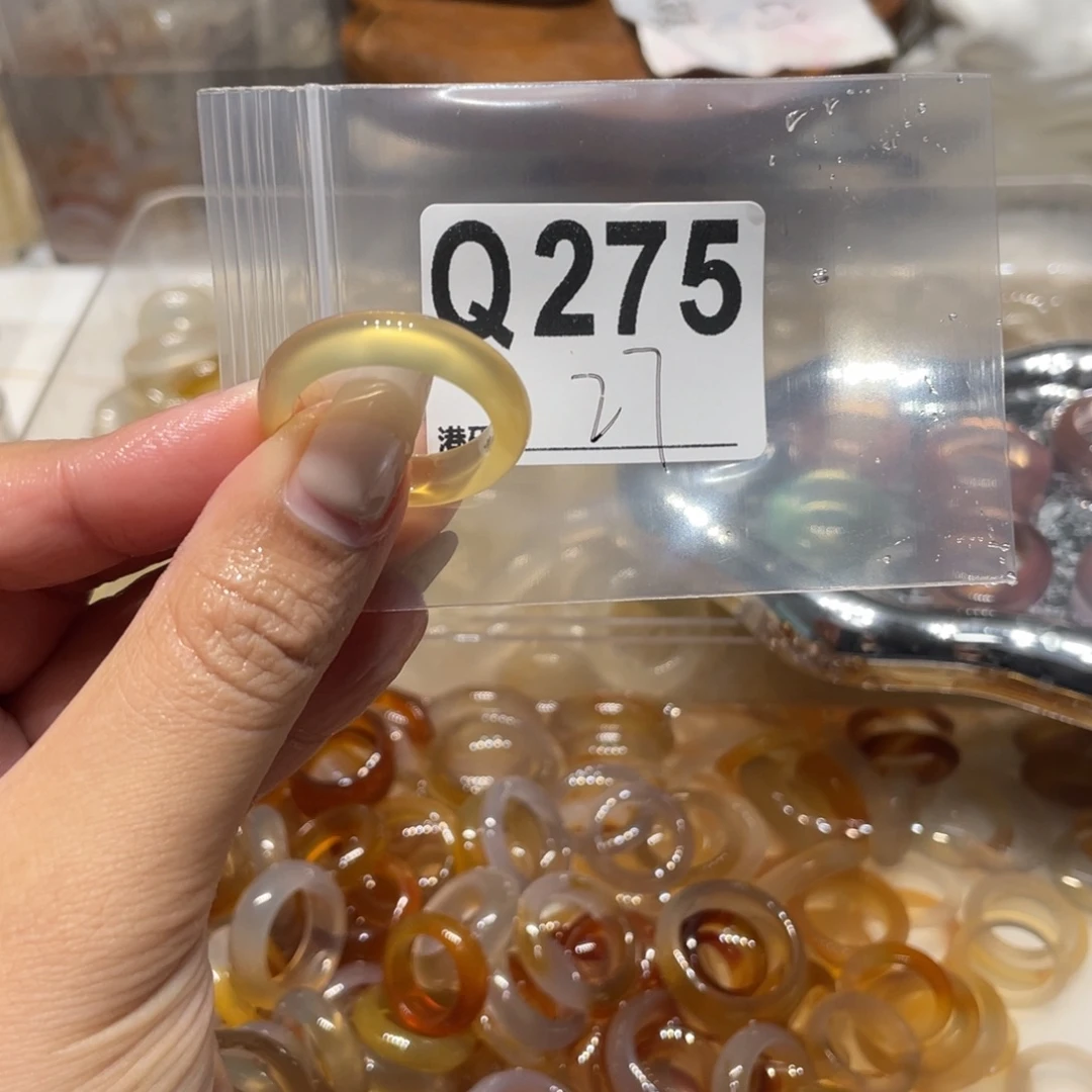 玛瑙/玉髓未镶嵌戒指275