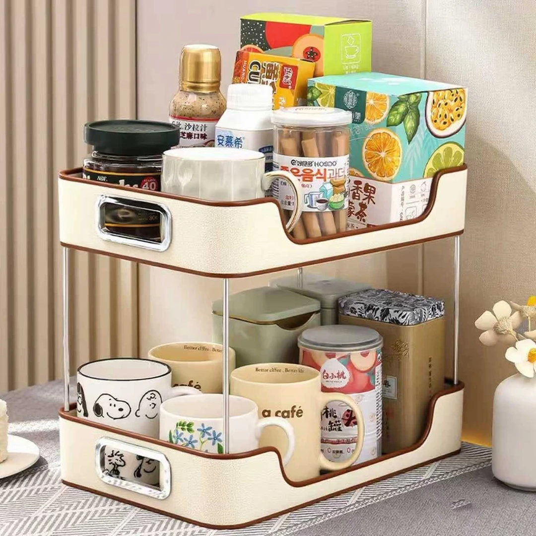 杯子收纳置物架茶水吧餐桌水杯收纳架咖啡机旁边马克杯多层展示架