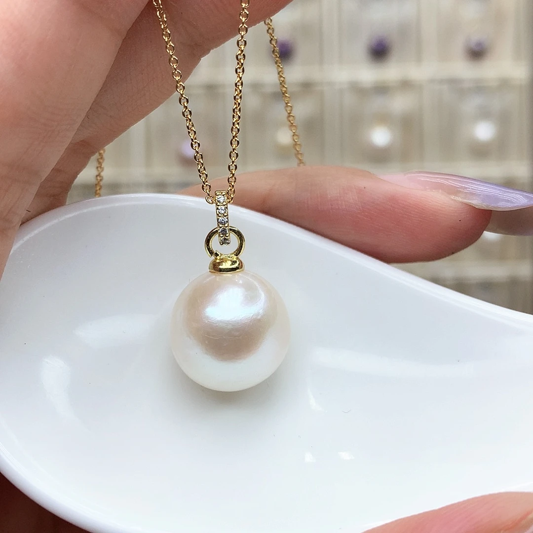 淡水珍珠颈饰合金