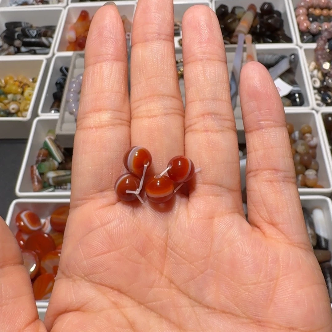 未镶嵌玛瑙/玉髓珠宝半成品