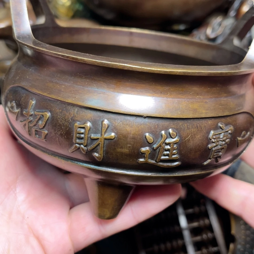 铜摆件手把件便宜漏