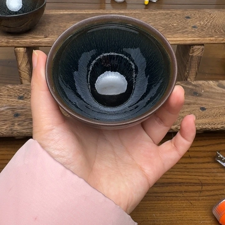 茶盏乌泥窑建盏柴烧