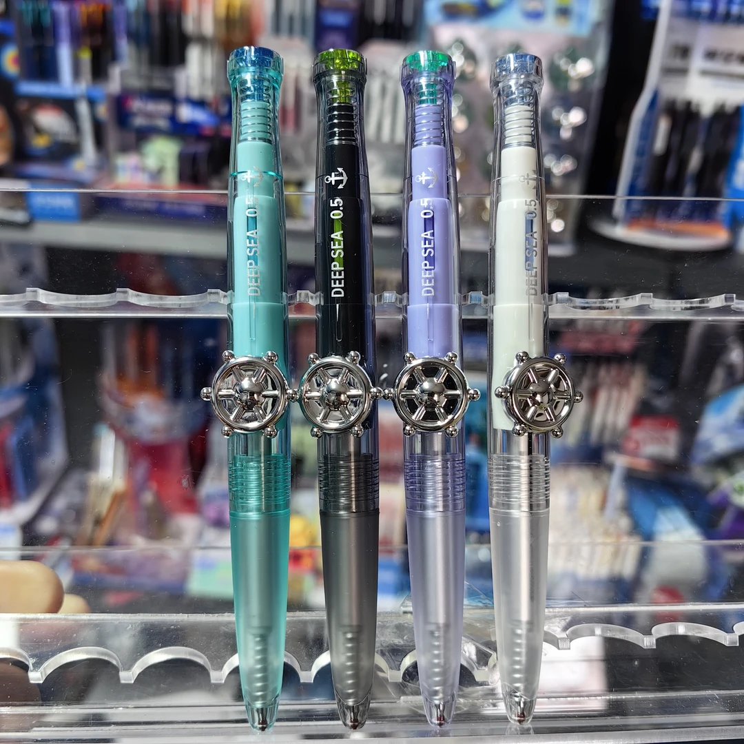 【新品】点石深海舱航海中性笔4支-黑色中性笔0.5mm-时空舱系列