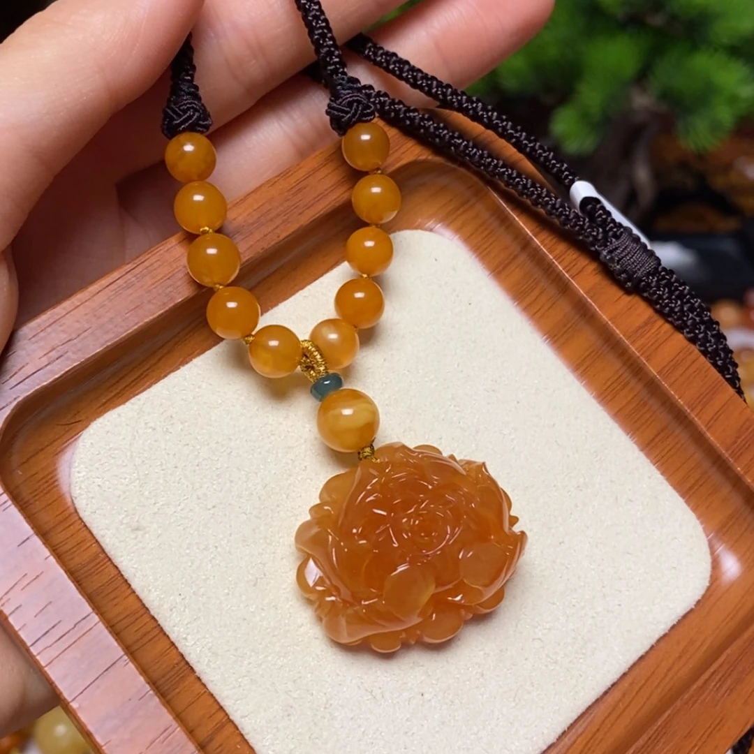 【闪购商品】蜜蜡颈饰未镶嵌项链