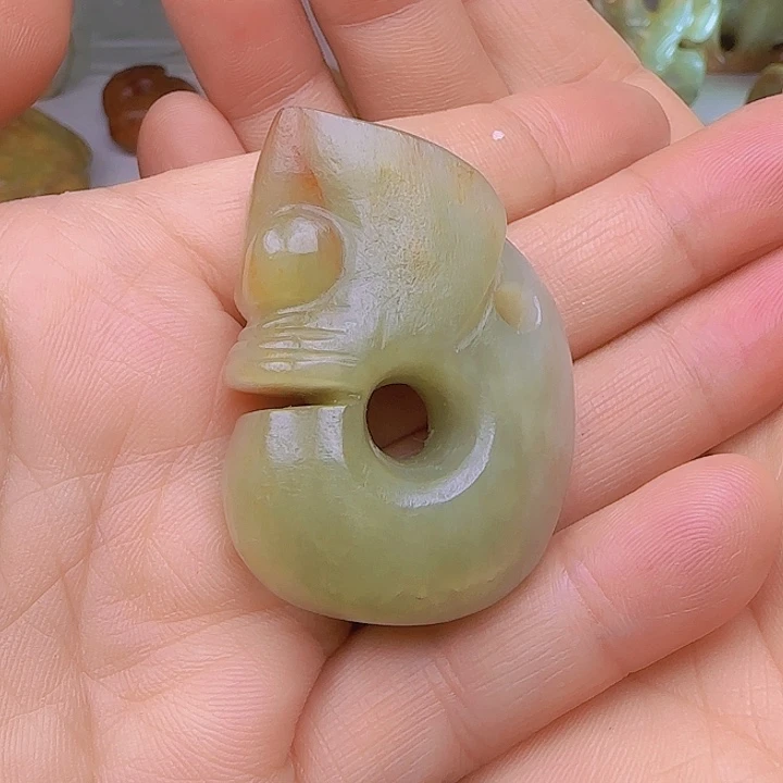 和田玉吊坠(不含链)未镶嵌