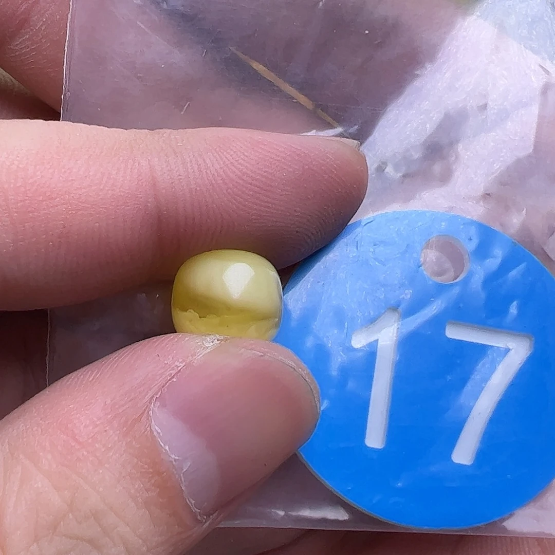 蜜蜡未镶嵌珠宝奇石11mm微花粉