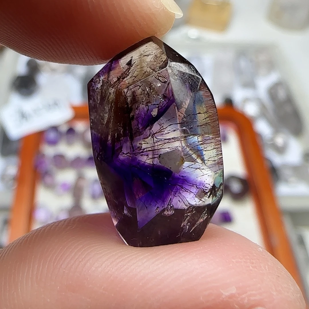 珠宝半成品水晶未镶嵌超七随形