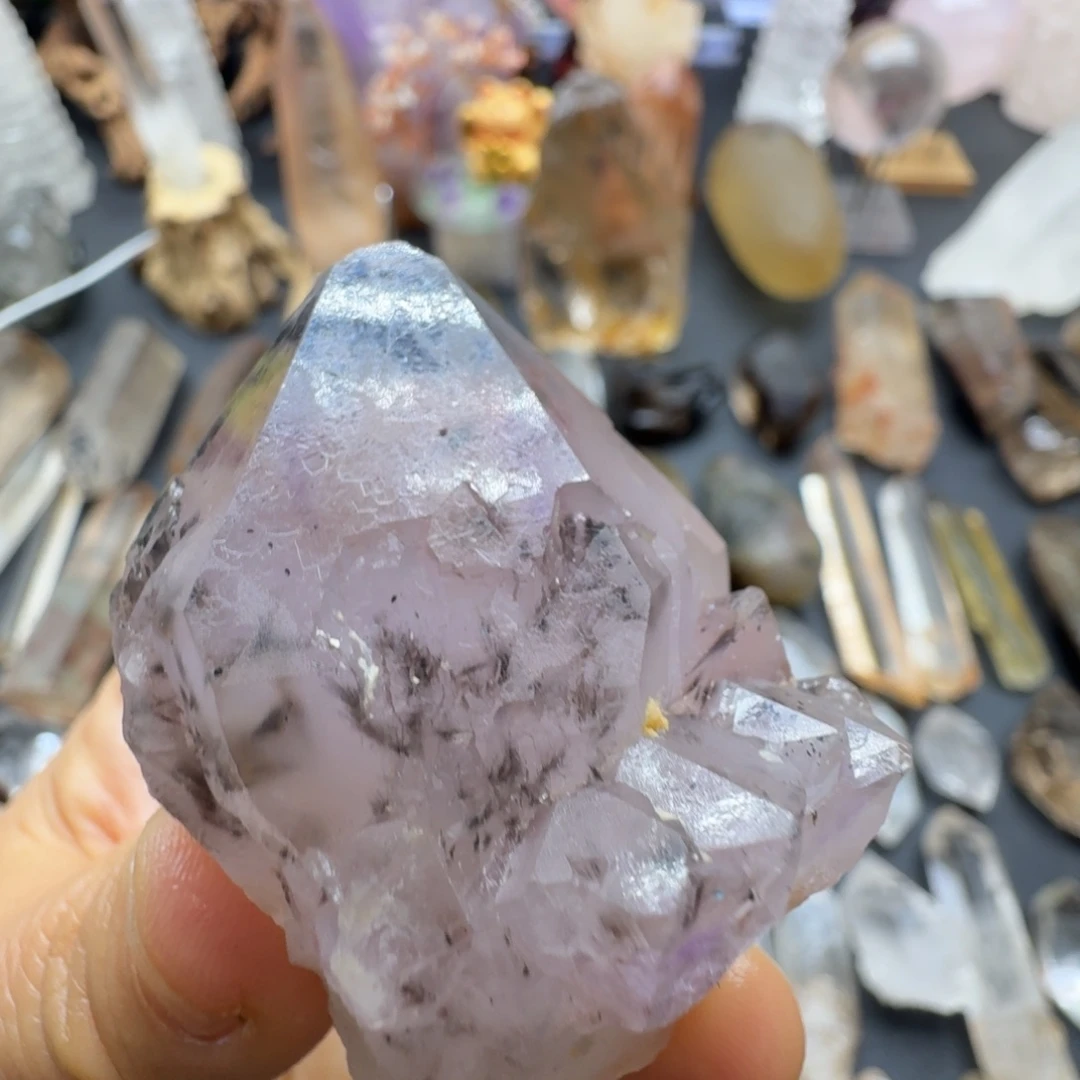 石材紫晶簇福利多多