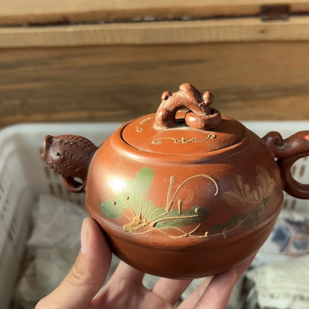 紫砂茶壶老厂紫砂壶一件！