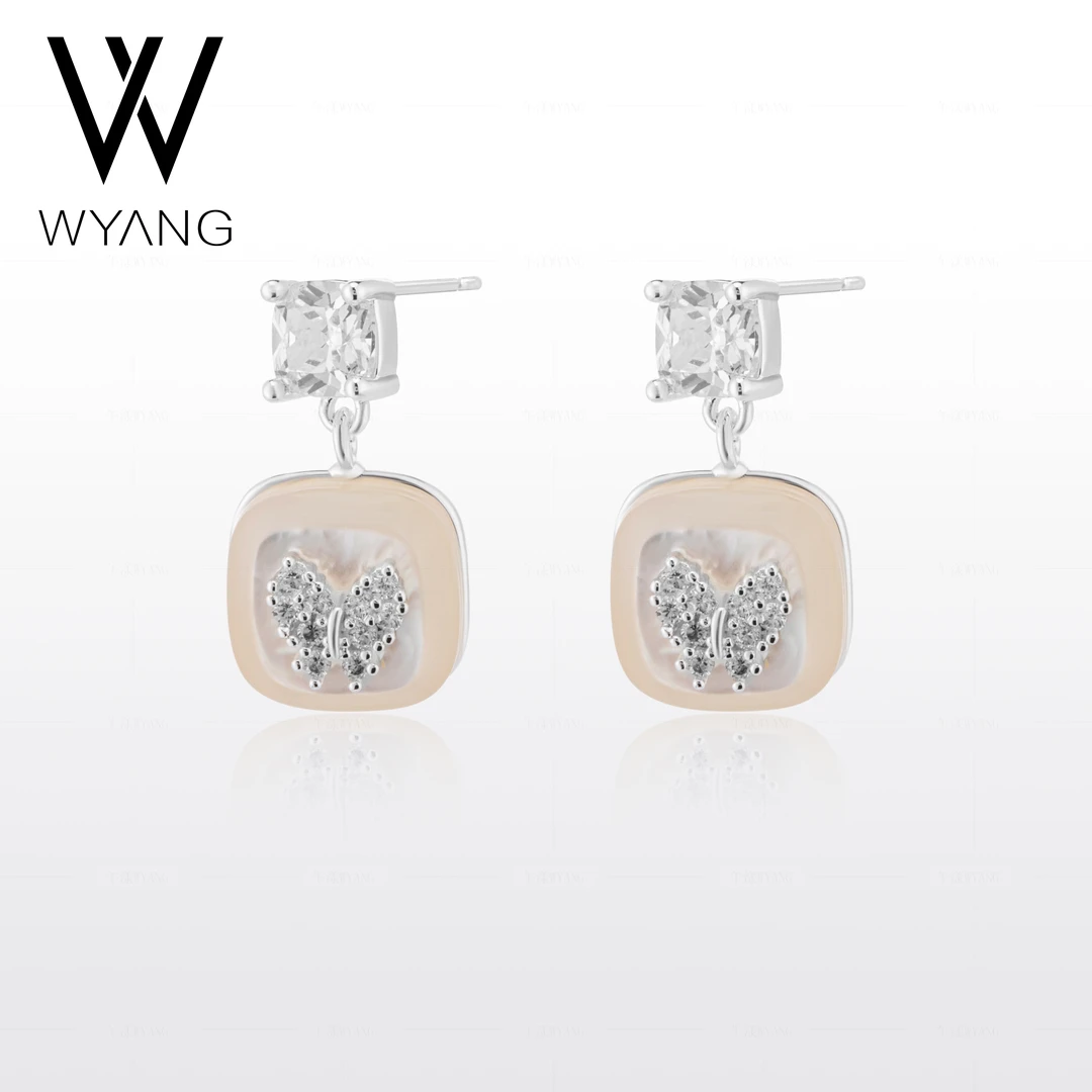 铜合金仿珍珠耳饰 ABBY ROSE轻奢小众仿珍珠耳环F569