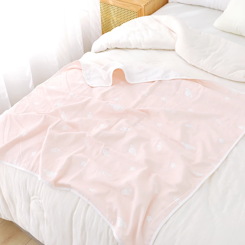 专享【京かわ会社】多层纱布童被 110*110cm Hello星球