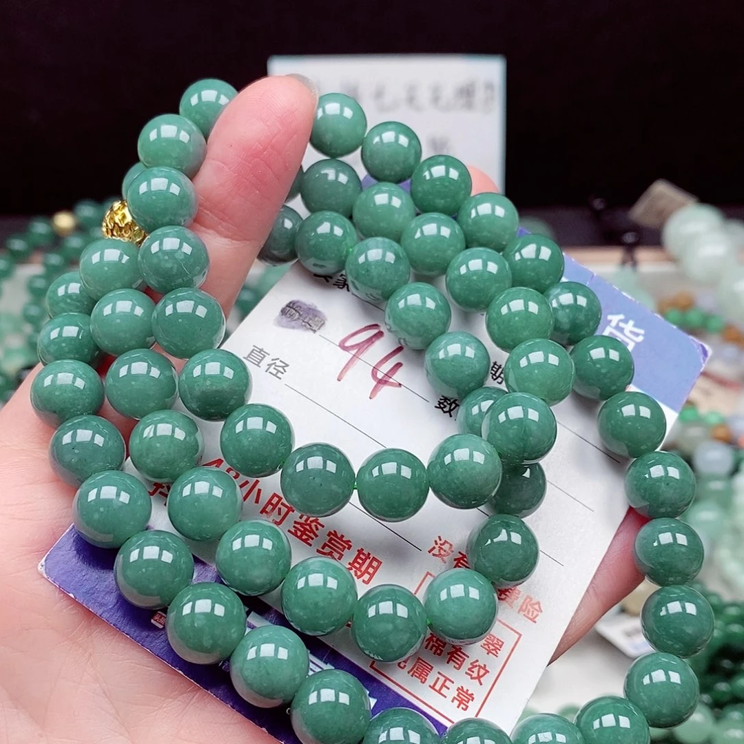 翡翠未镶嵌毛衣链