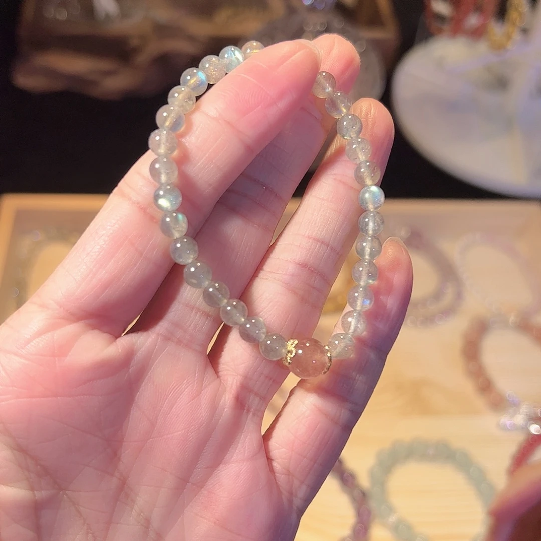 水晶手链未镶嵌月光