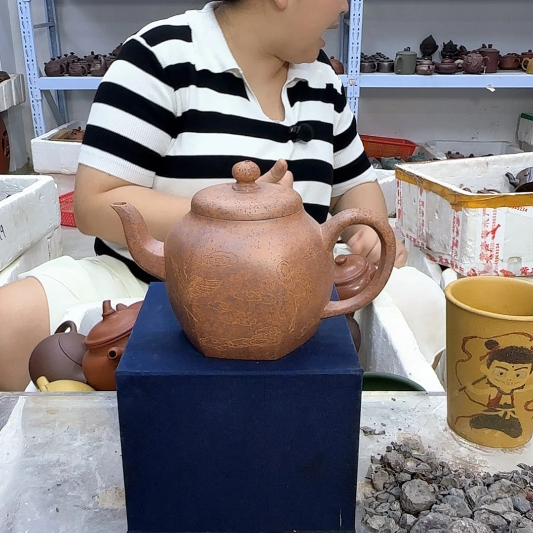 茶壶紫砂宜兴紫砂壶瑕疵处理