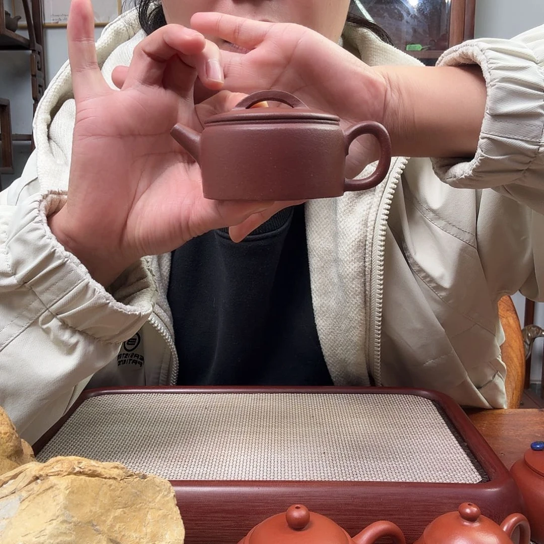 紫砂茶壶直播间不退不换 汉瓦壶