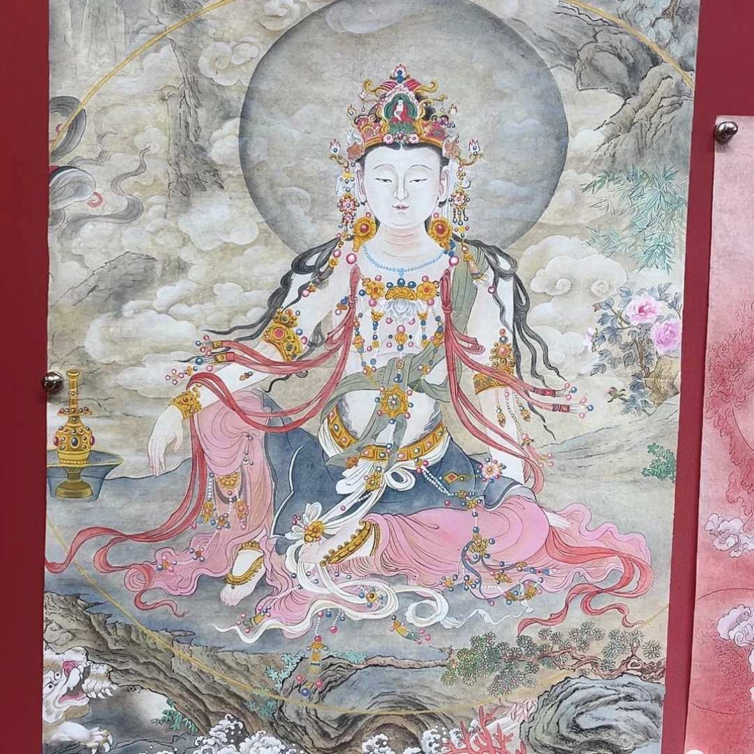 江***子国画侯果山老师国画作品月