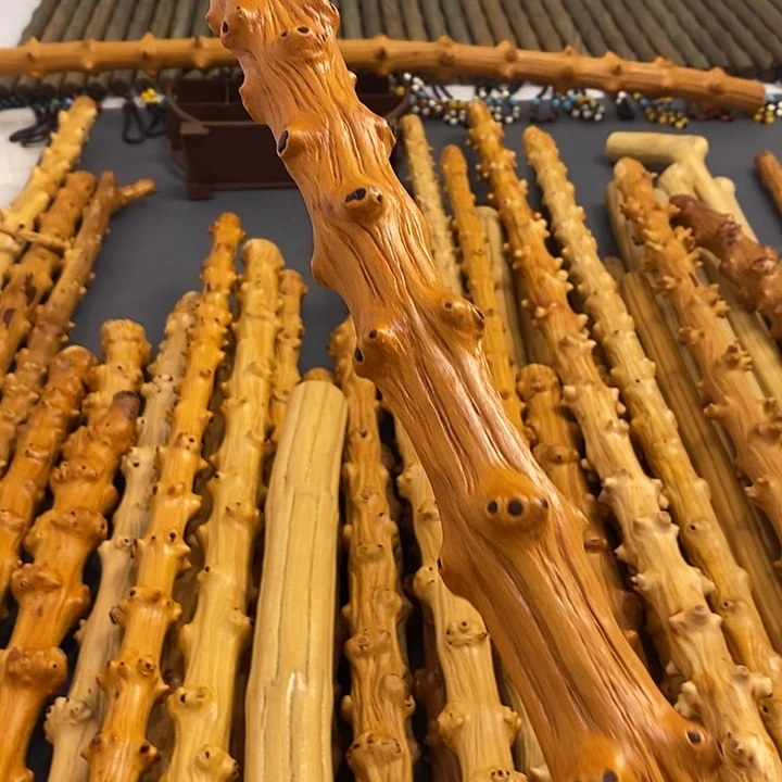 舍***云南对节木盘玩儿棍