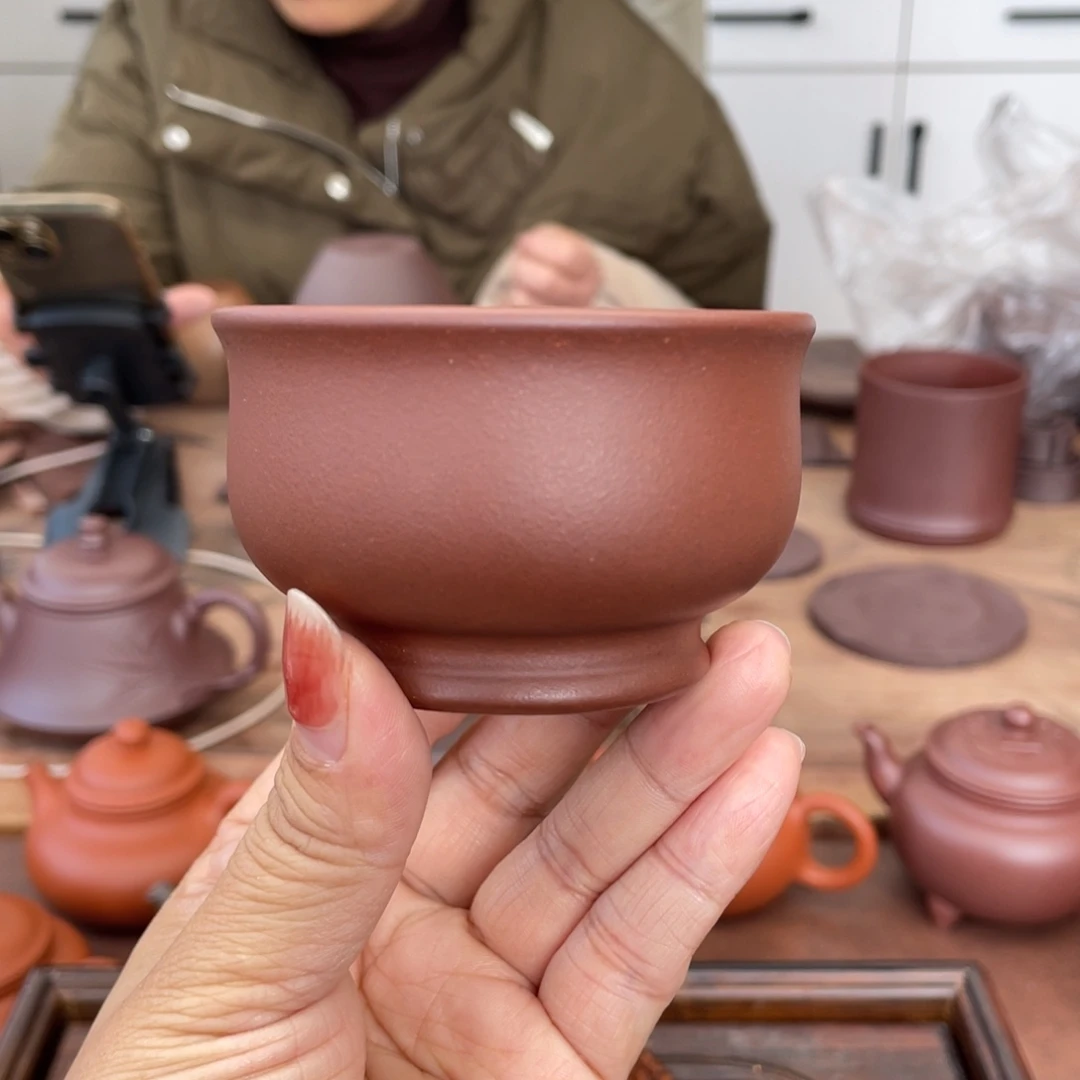 独***狼茶壶紫砂底槽清主人杯