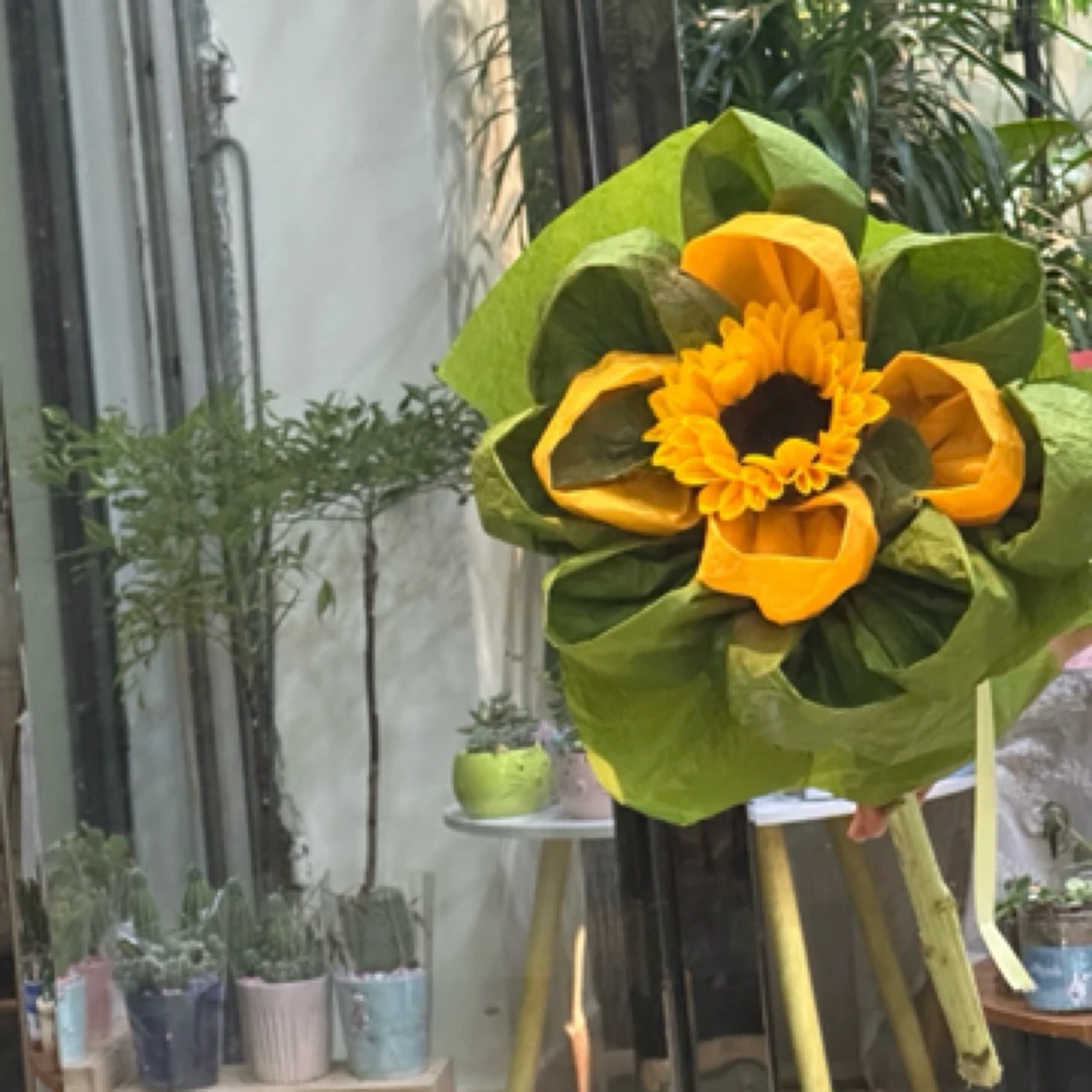 高考向日葵 花束 上岸吧