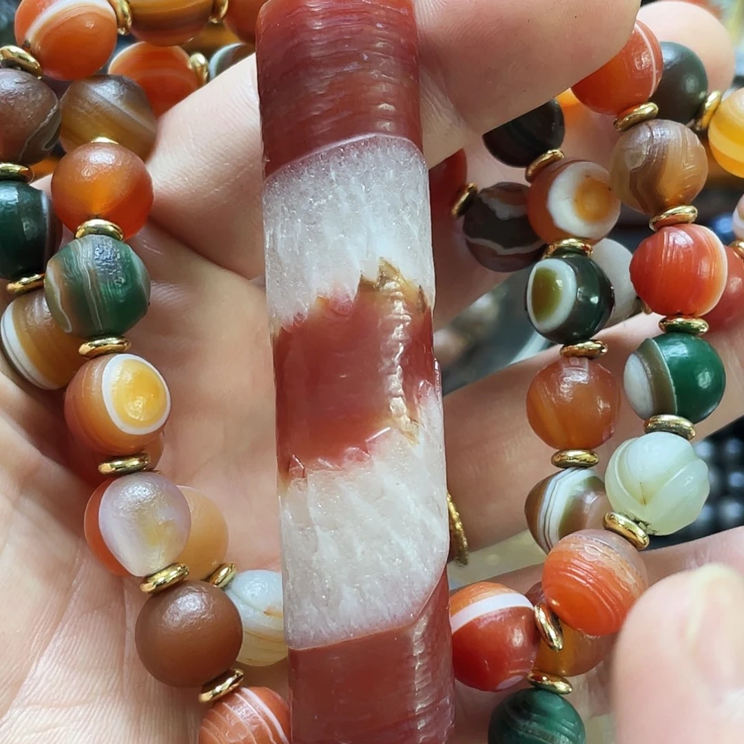 玛瑙/玉髓未镶嵌多样性发一条