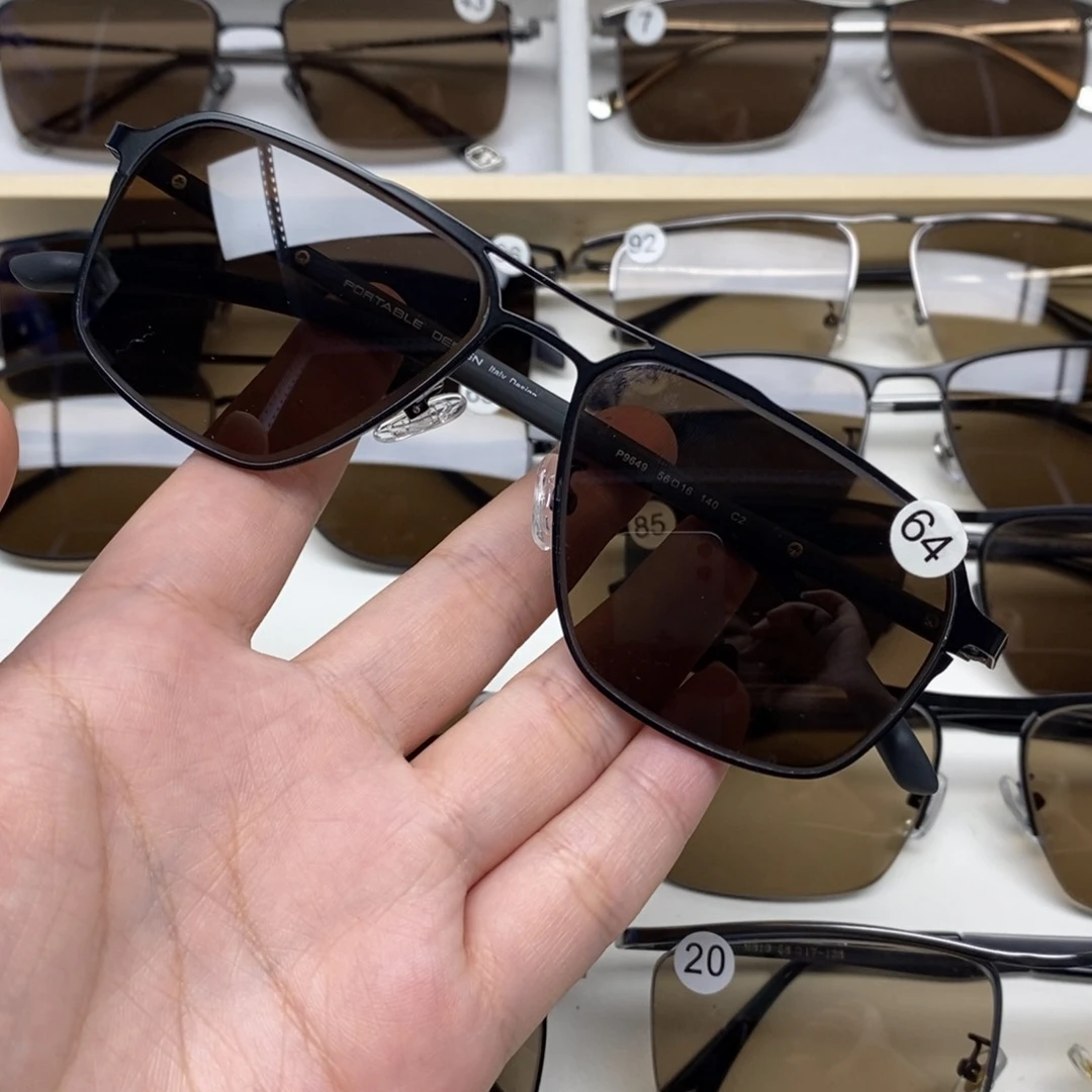 全框天然水晶石头眼镜 64