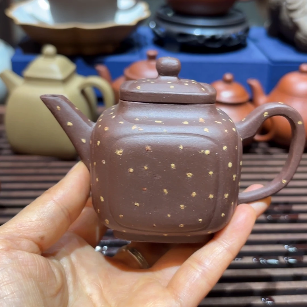 紫砂茶壶紫砂壶一厂方器小品120cv