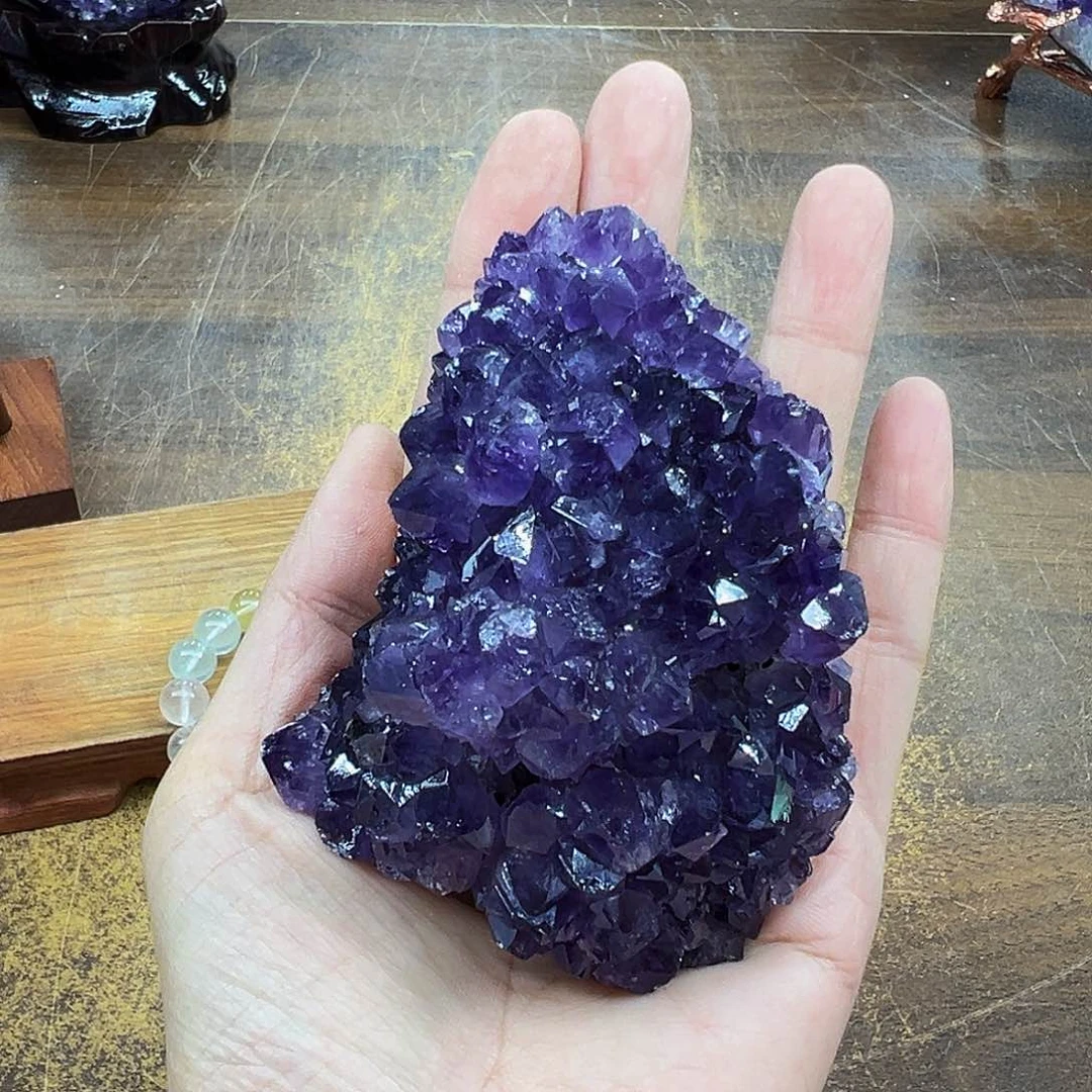 紫晶摆件未镶嵌晶体