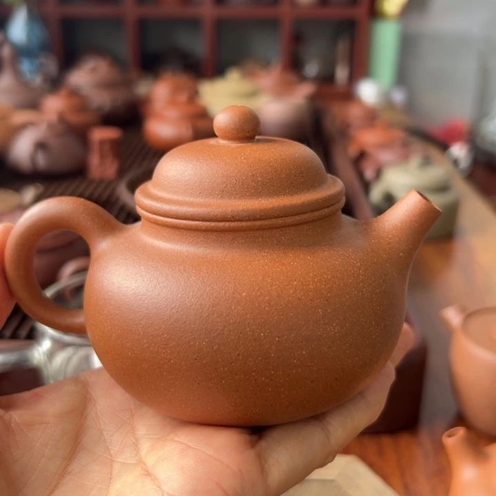 茶壶紫砂小滴扭容天200cc