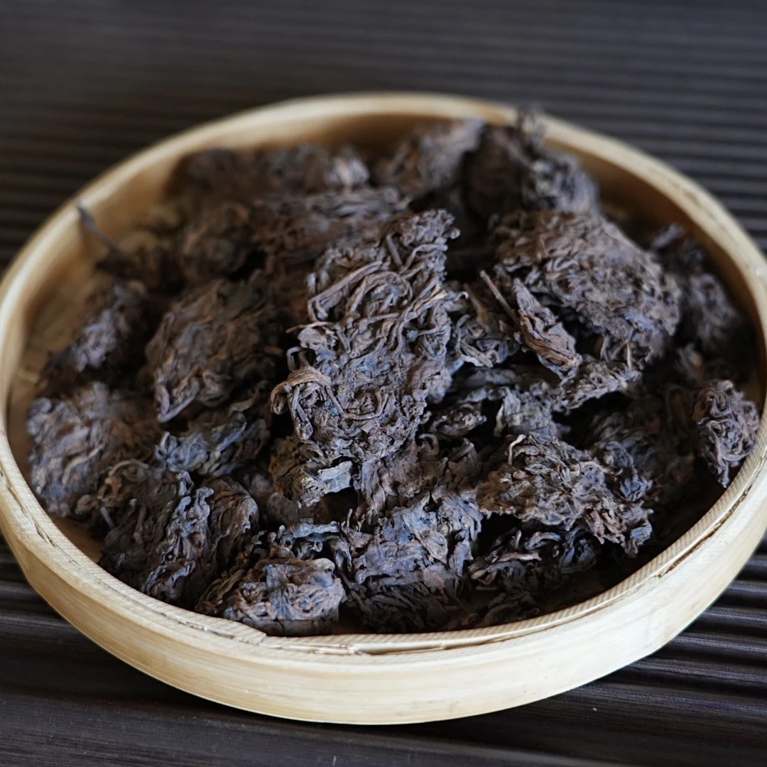 2021年滑竹梁子古树春老茶头 公斤 2月13【30号】