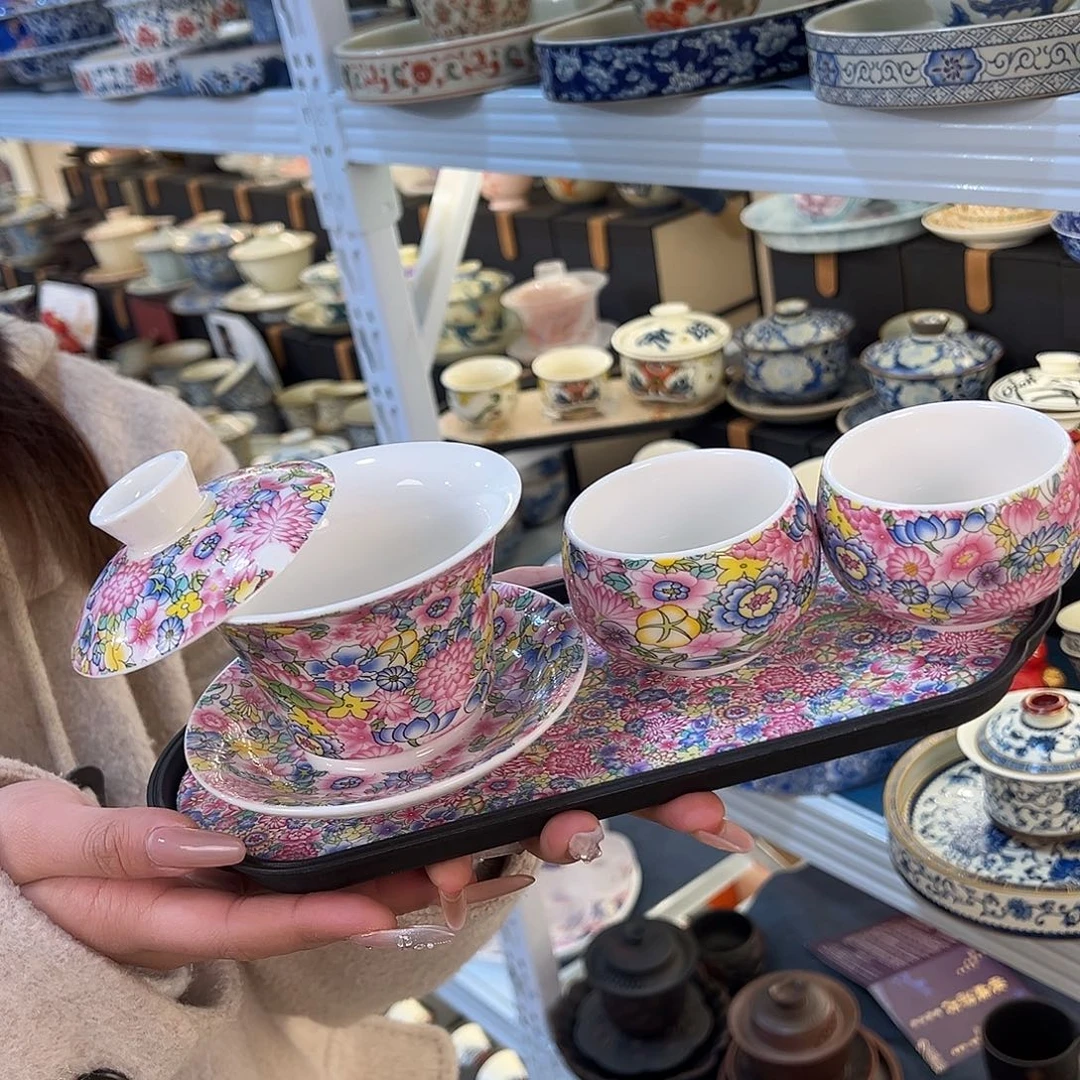 盖碗很漂亮我很喜欢