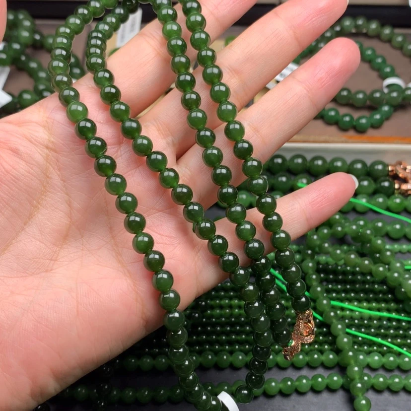 【闪购商品】颈饰未镶嵌和田玉（碧玉）渝*人6