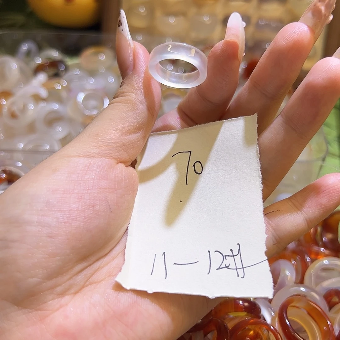未镶嵌戒指玛瑙/玉髓
