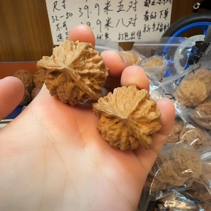 桃核吊坠盘山三棱