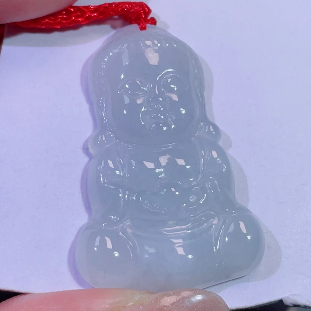 翡翠未镶嵌颈饰宝宝佛