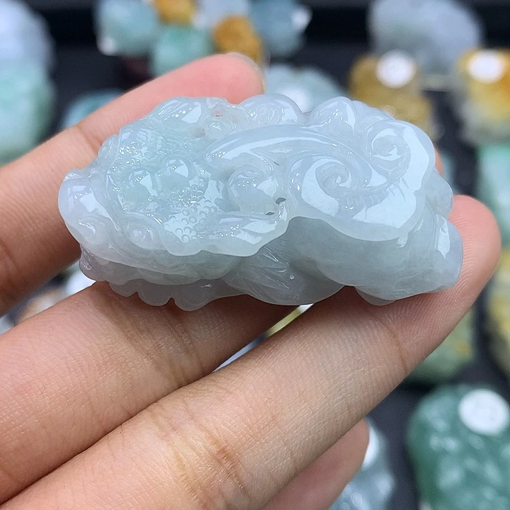 颈饰未镶嵌翡翠天然缅甸翡翠