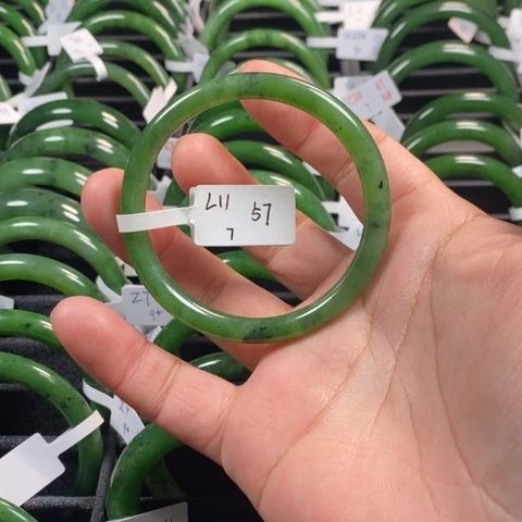 和田玉（碧玉）手镯未镶嵌娜*