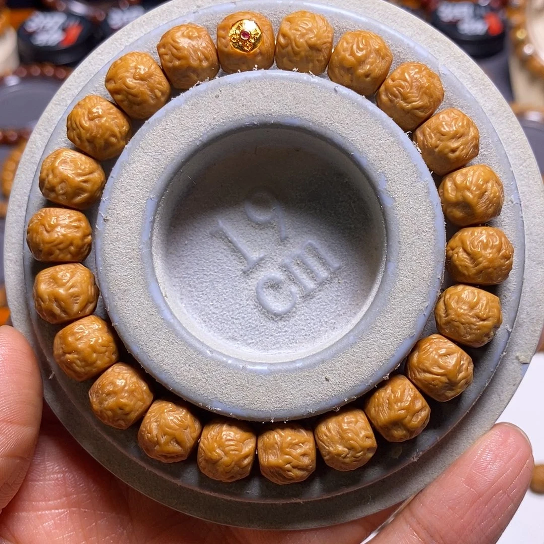 猴头核桃手串麒麟游龙精工尺寸11全品毕业单号015