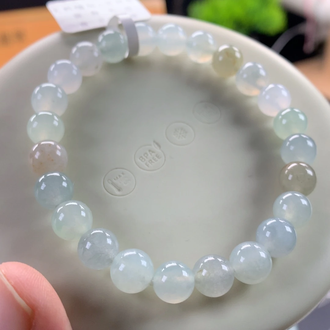 翡翠未镶嵌手链卡8