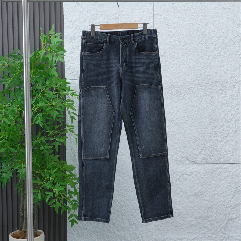 【退货补运费】秋季男士直筒百搭美式牛仔裤休闲棉弹舒适长裤ZJ315