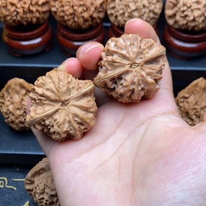 文玩核桃把件文玩核桃龙门涧41微修尖练手对