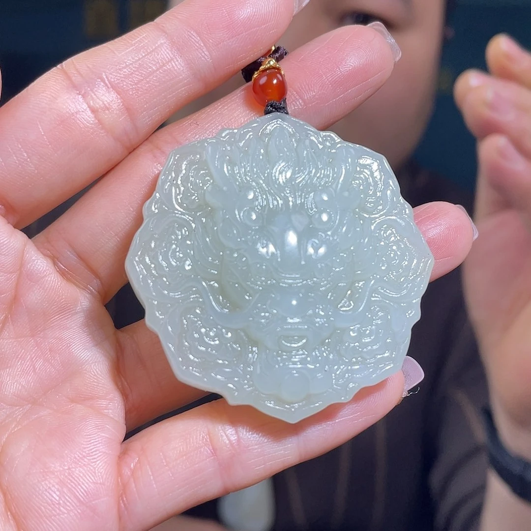 和田玉颈饰未镶嵌多样性发一件