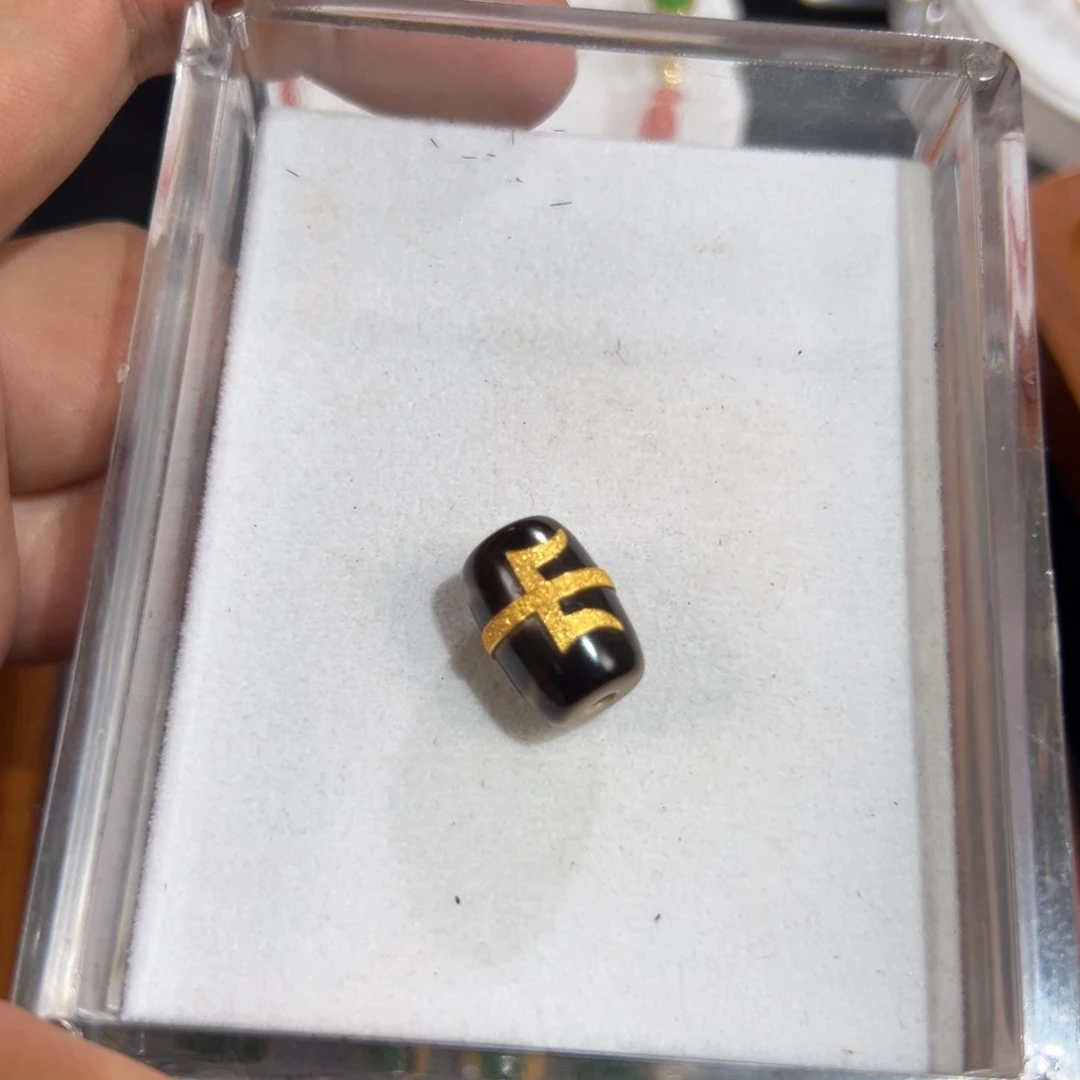 玛瑙/玉髓18K金镶嵌配件玛瑙桶珠