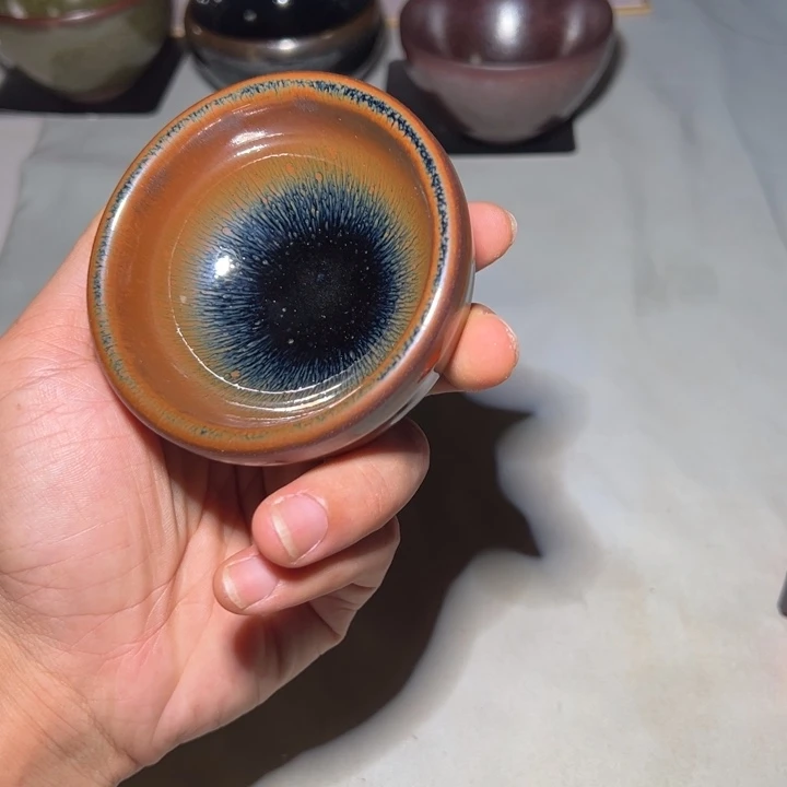 建盏龙窑柴烧主人杯