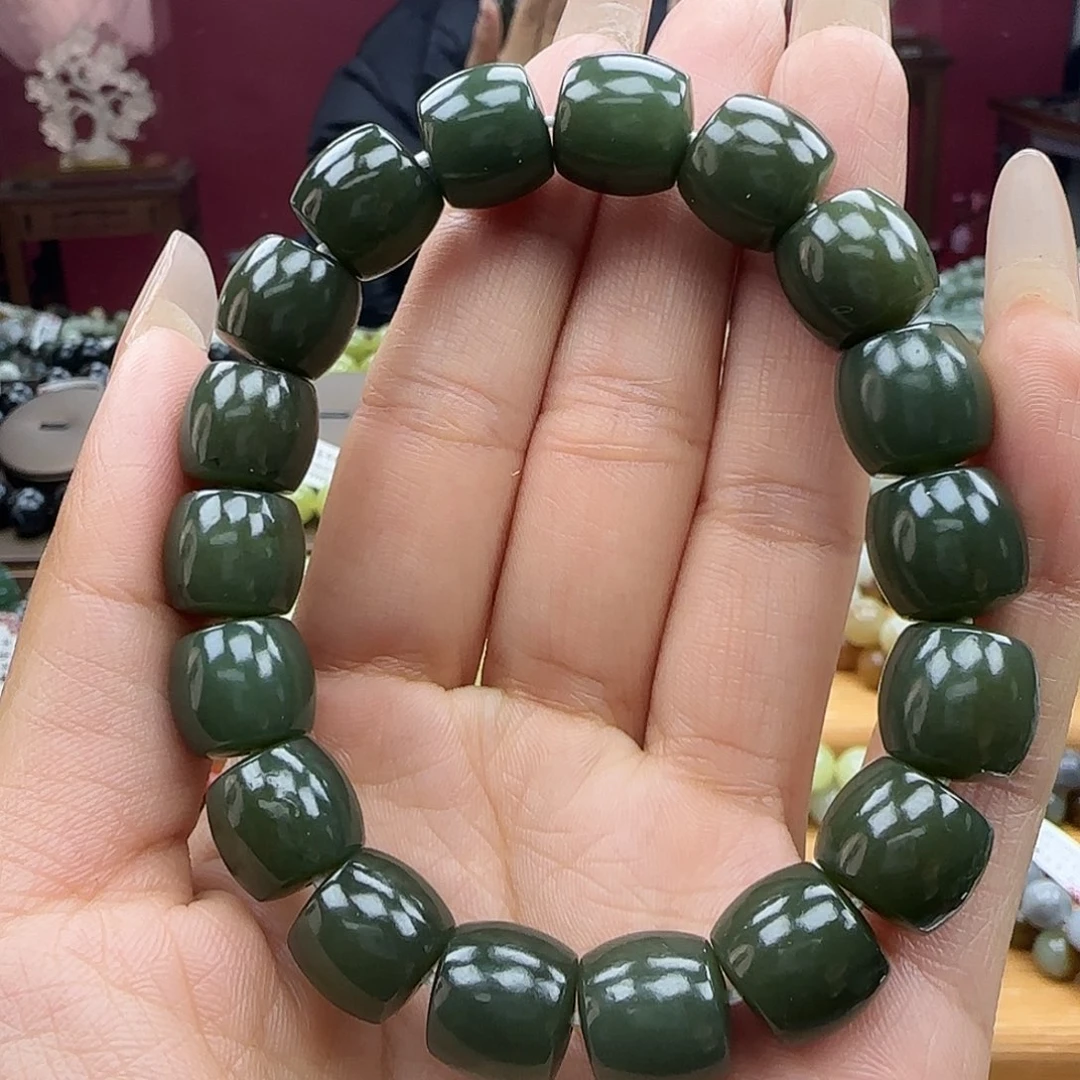 和田玉未镶嵌手链