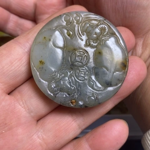 未镶嵌和田玉（糖玉）挂件