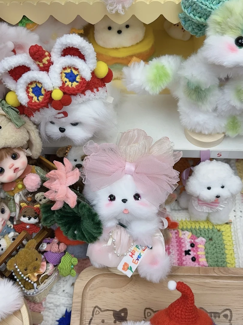 直播间选款扭扭棒原创小动物毛绒小猫小狗小兔等 不支持退换款