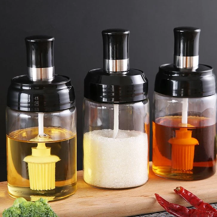 调味罐玻璃盐罐厨房调料罐子家用调料瓶糖罐油壶盐味精调料盒套装